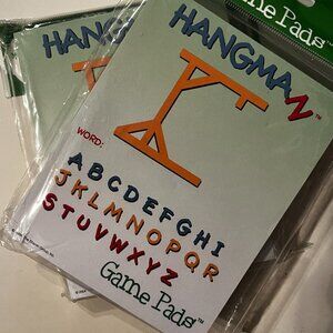 Hangman Game Pads (2 packages / 3 pads per‎ package) (new/kids)